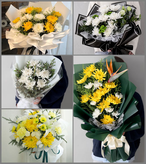 贵州毕节市赫章县白果镇新田村白事花束代送